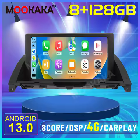 Android 13.0 PX5 4+64GB Stereo For Mercedes Benz C Class 3 C220 C180 W204 S204 2006 - 2011 Car Radio Multimedia dvd Player Unit