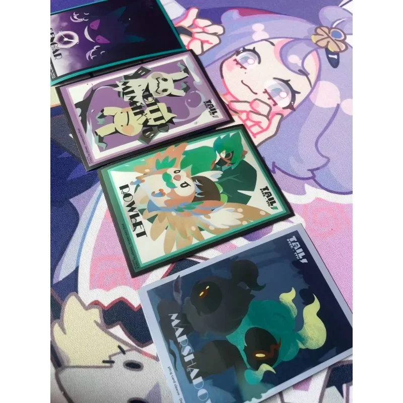 Pokemon Ptcg Marshadow Mimikyu Rowlet Gengar Animation Characters Card Film Anime Classics Game Collection Cards Holder Toy Gift