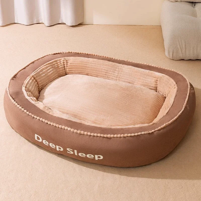 

Indoor Big Size Waterpro Dog Bed Nice Oval Washable Puppy Mat Dog Bed Underpad Cama Para Perros Animals Dog Accessories Goods