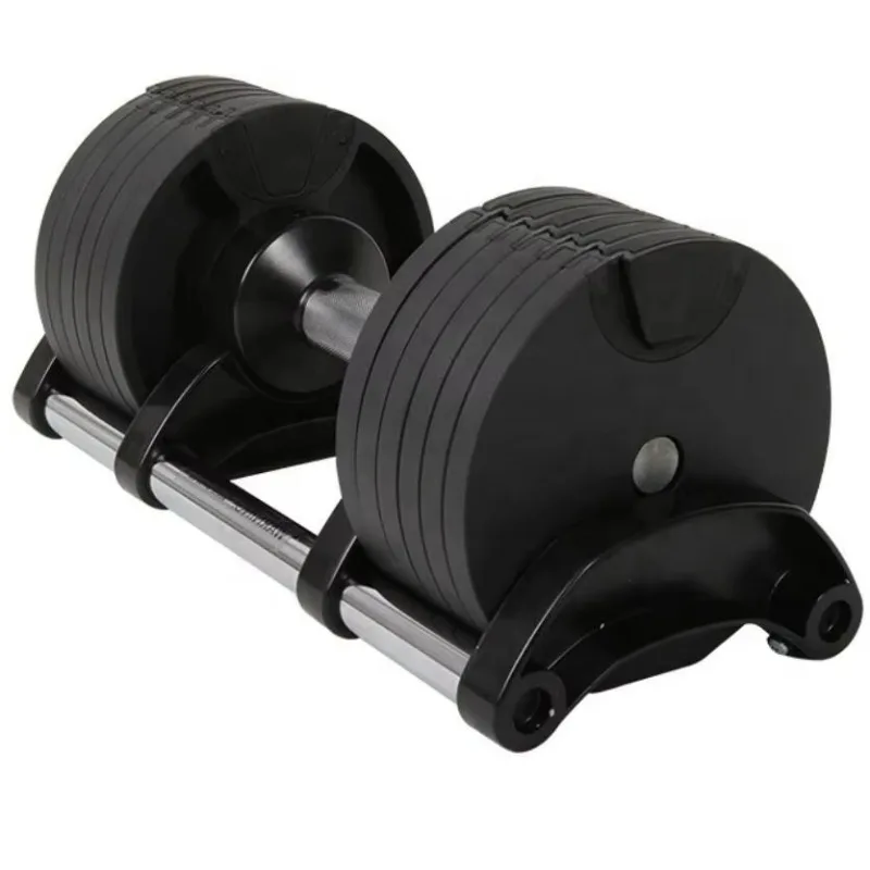 

2026 Free Weights Gym Adjustable Dumbbells Set With Stand Rack for Weightlifting Home Training Set Professional Gear 28kg