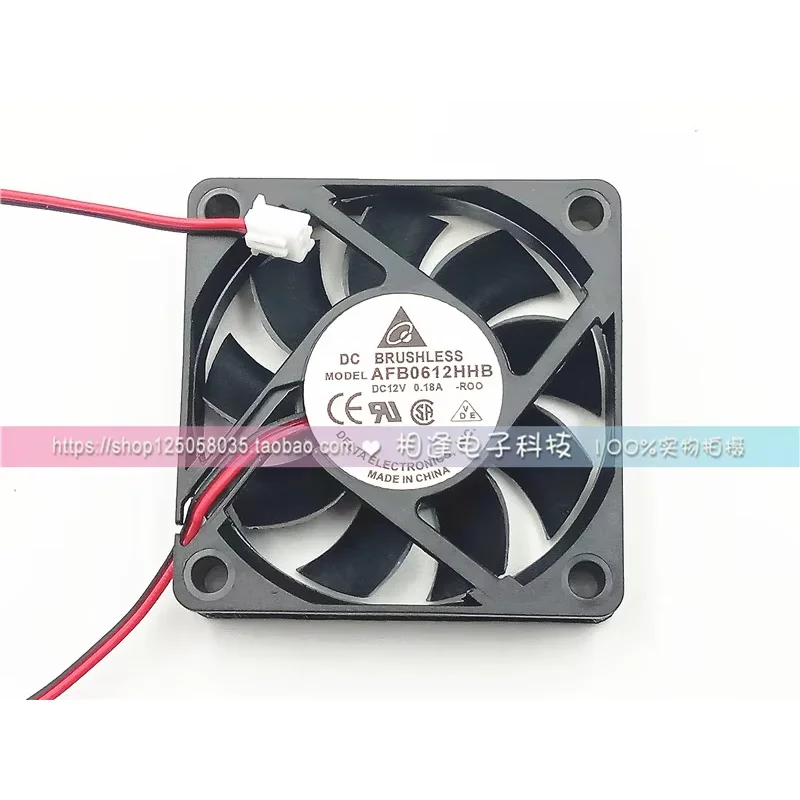 

Delta Electronics AFB0612HHB R00 DC 12 В 0,18 А 60x60x15 мм 2-проводной охлаждающий вентилятор для сервера