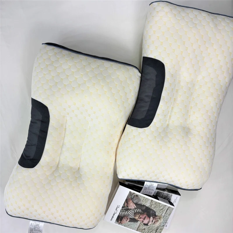 Orthopedic Sleeping Pads Adult Ergonomic Pillow Spine Bed Pillow Neck Pillow for Head and Shoulder Massage Pain Relief