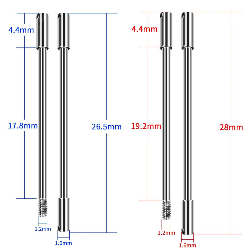 For AP Aibi Royal Oak Offshore Watch Strap Installation Connecting Solid Stainless Steel Screw Rod Female Screw Rod 15400 15703