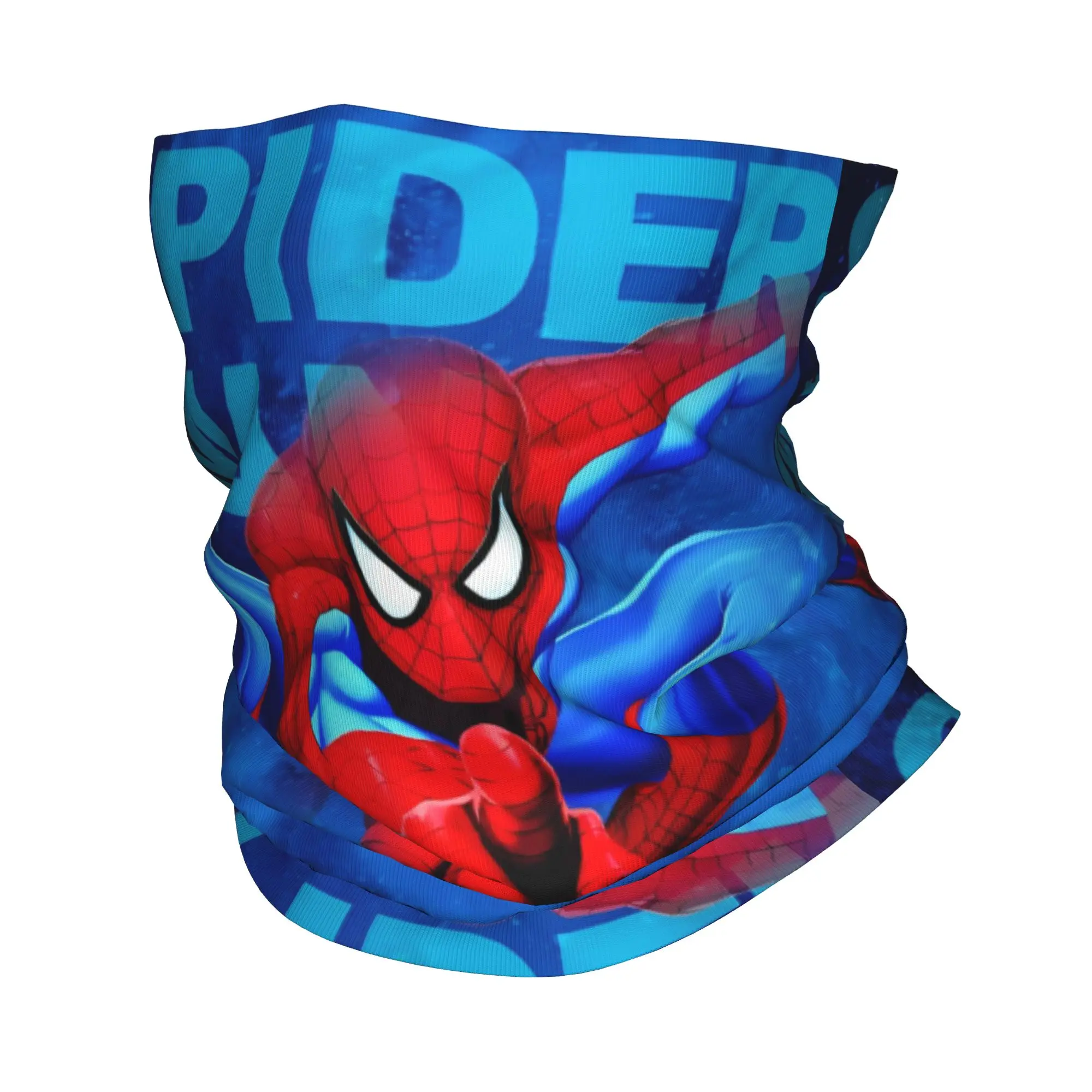 

Custom Spider Cartoon Comics Bandana Neck Gaiter for Ski Running Women Men Wrap Scarf Headband Warmer