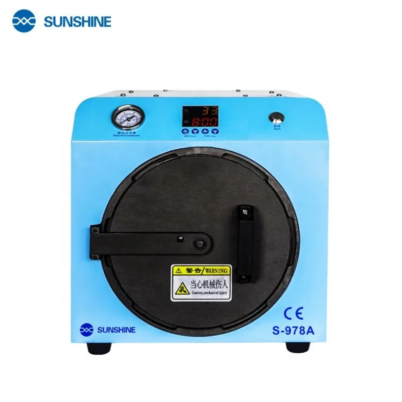 SUNSHINE SS-978A-máquina desespumadora inteligente de un botón, minimáquina de eliminación de burbujas de aire, Lcd Oca, reacondicionamiento de LCD, 220v/110v