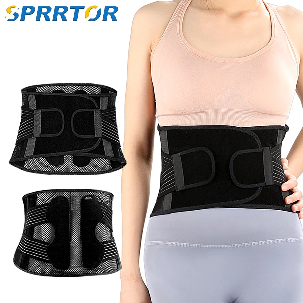 

Professional Back Brace for Herniated Disc,Lower Back Pain Relief,Adjustable Lumbar Support Belt for Work,Lifting,Sciatica