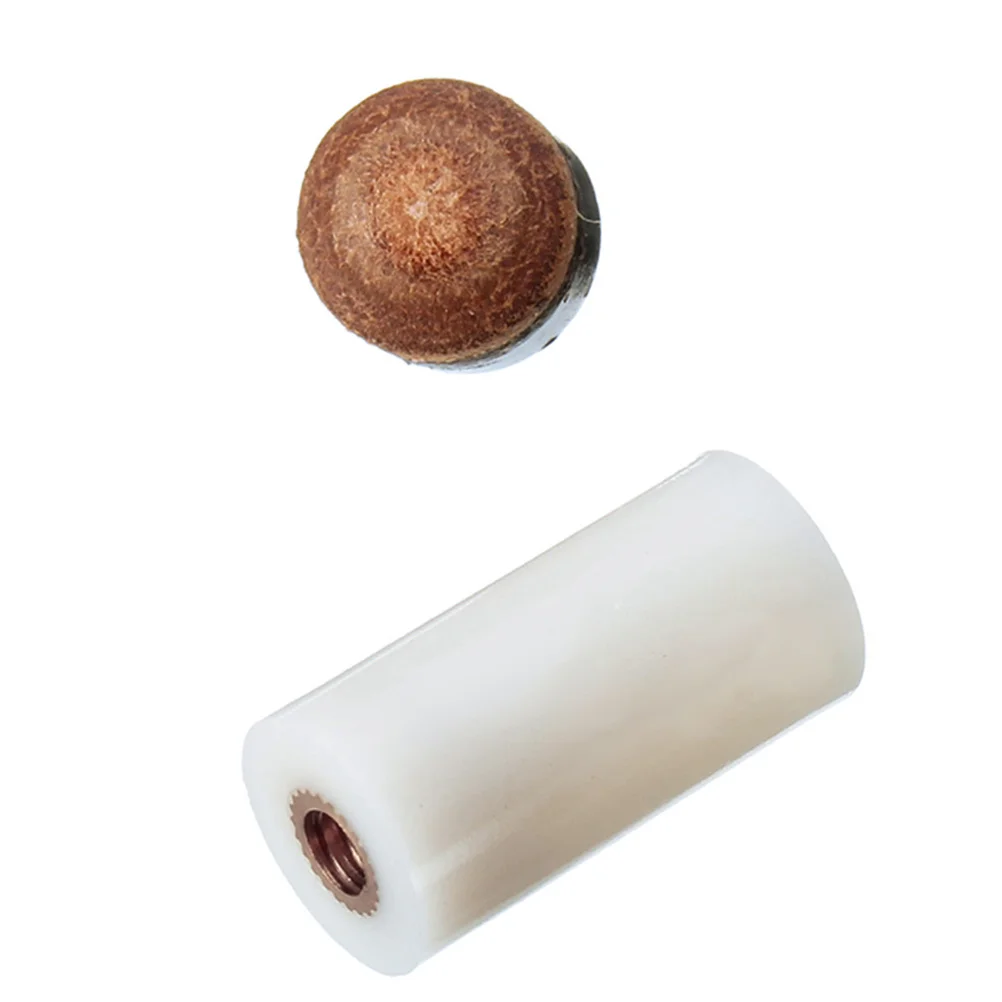 

10Pcs Replacement Billiard Tips American Style Press on Cue Tip with Ferrules for Pool Cue Performance Upgrade