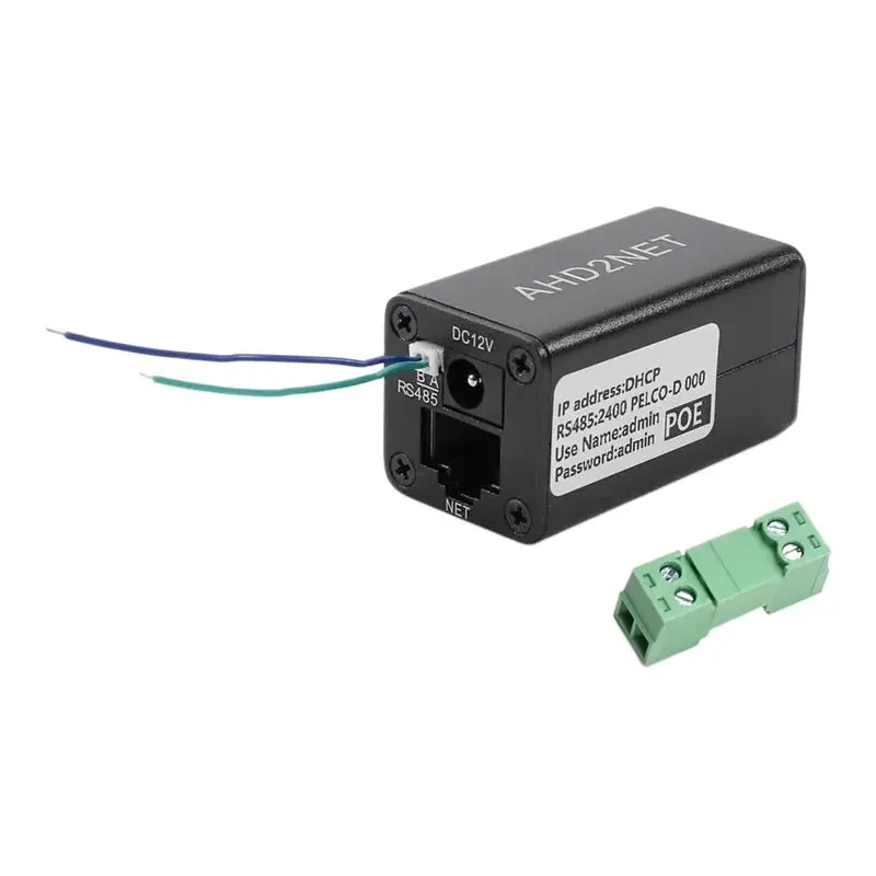 PHILE-AHD/TVI/CVI/CVBS To IP Encoder For Analog Security Camera For NVR Analog Surveillance Upgrade