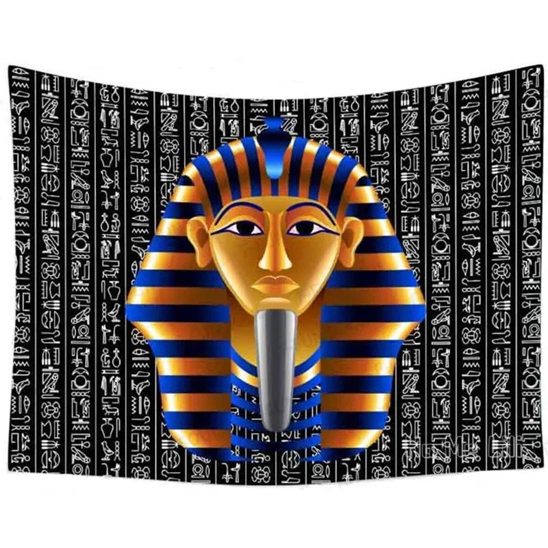 Sphinx Tapestry Ancient Egypt Mythology Hieroglyphs Art Wall Hanging For Living Room Bedroom Décor