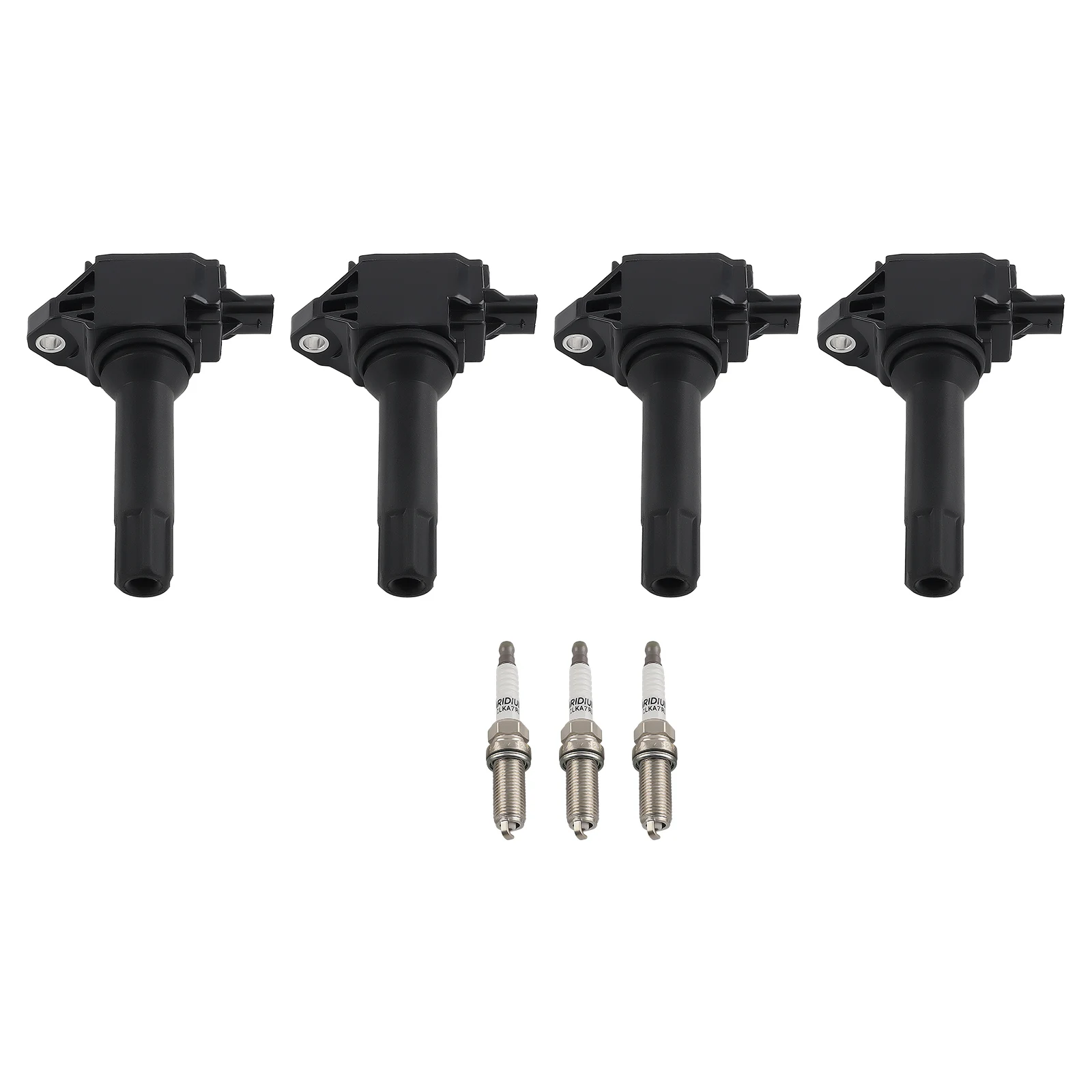 

4pcs Ignition Coils & 4pcs Spark Plugs For Subaru Forester UF724 UF-724 UF721 93501