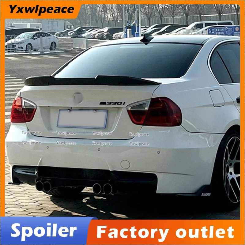 

PSM Style Rear Trunk Lip Spoiler ABS Glossy Black Body Kit Accessories For BMW 3 Series Sedan E90 2005-2012