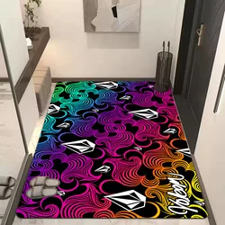 V-Volcom LOGO Floor Carpet Nordic Style Home Doormat Bathroom-Toilet Mats Bedroom Hotel Decor Mat