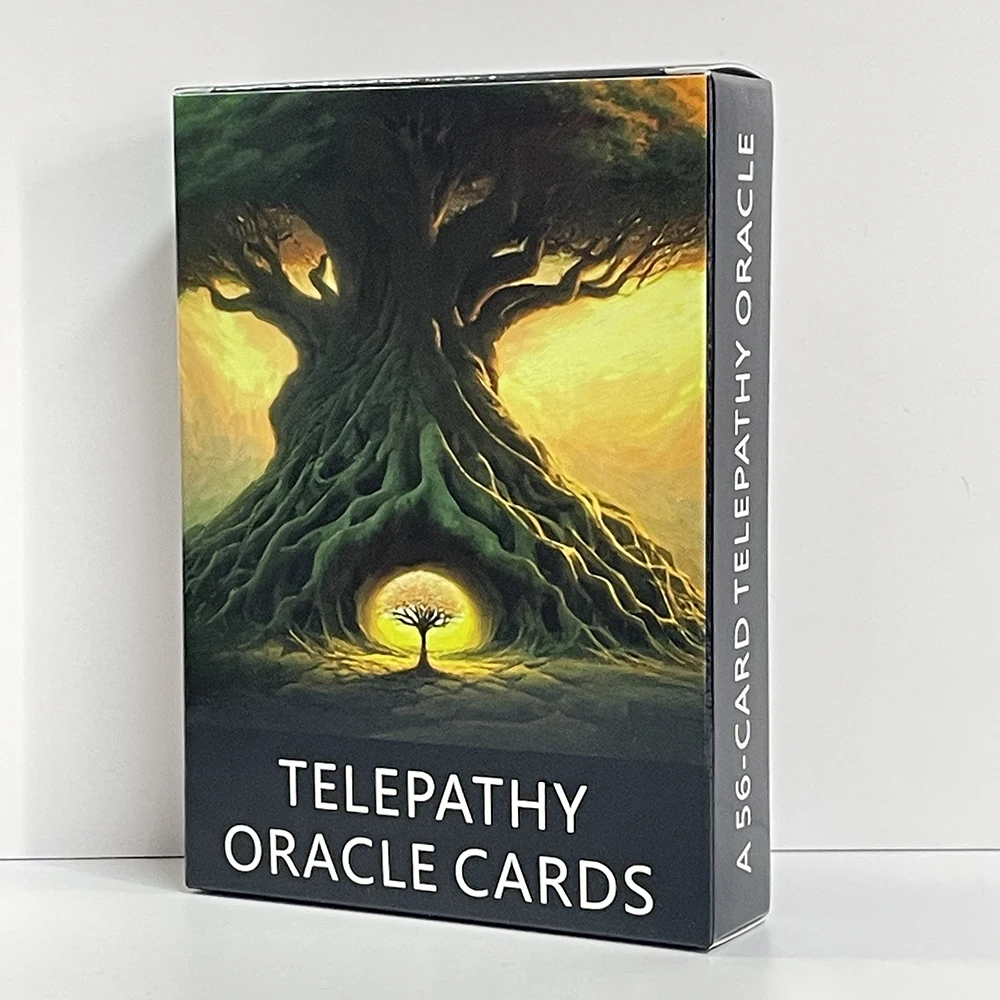 Telepathy Oracle Clarity Cards Prophecy Divination English Version Tarot Deck with Meaning on It Keywords Taro 56-cards