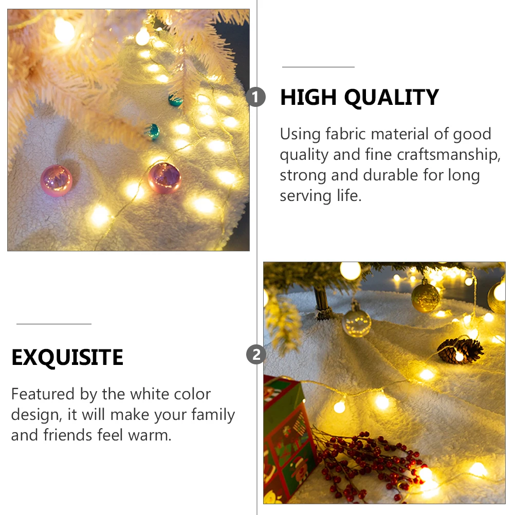 

1pc Christmas Skirt Lightweight Holiday Decor Xmas Tree Apron Decor Supply Christmas Themed Apron Tree Skirt Cover
