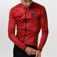 Candidates montando camisa de manga larga a prueba de viento y lluvia chaqueta de hombre bicicleta mtb uci jersey Sport Top ciclismo chaleco a prueba de viento
