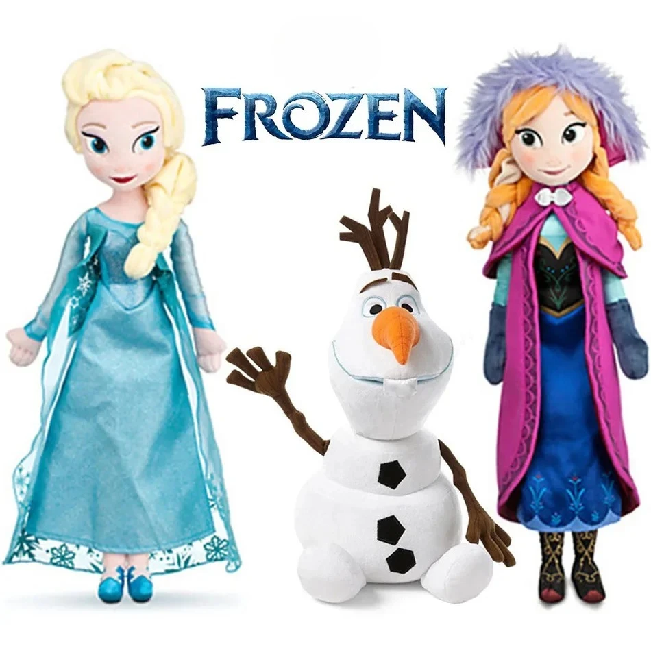 

Cartoon Frozen Anna Elsa Dolls Snow Queen Princess Anna Elsa Doll Toys Stuffed Frozen Plush Kids Toys Birthday Christmas Gift