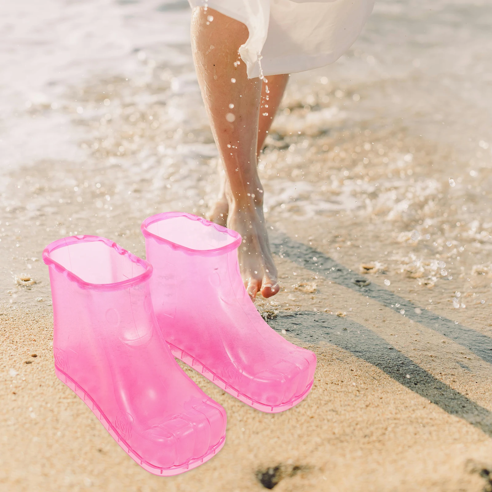 

Soaking Shoes Foot Bath Soaker Feet Tub Moisturizing Spa Bathing Pvc Boots Soakers Travel