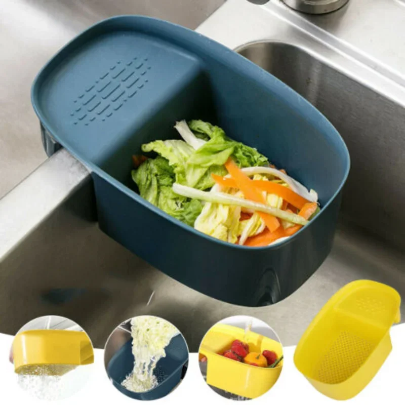 Colander Drain Basket Multifunctional  Sink Strainer Kitchen Strainer