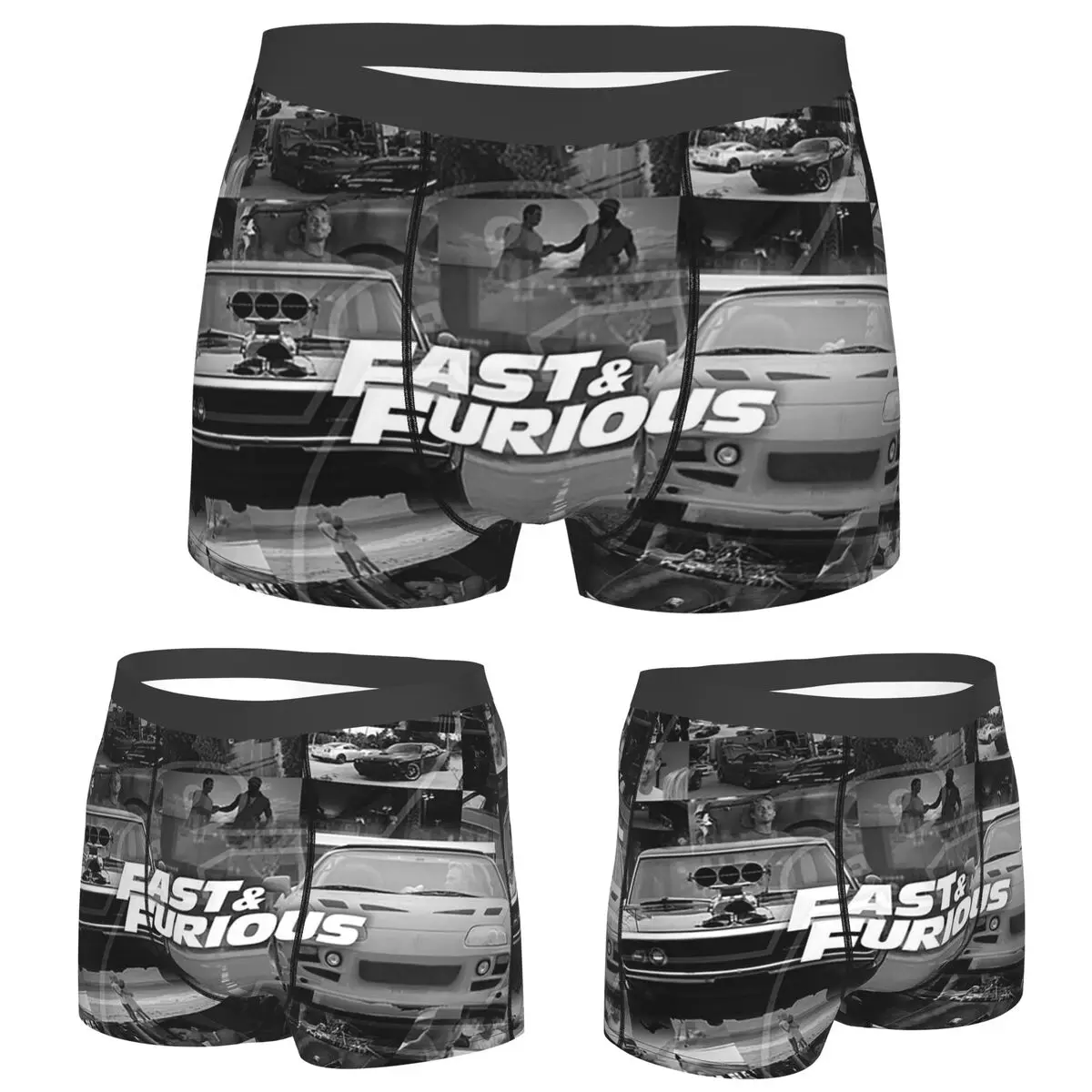 

Boxer Underpants Shorts Fast And Furious Is History Of Legend Panties Men Ventilate Underwear for Homme Man Boyfriend Gifts