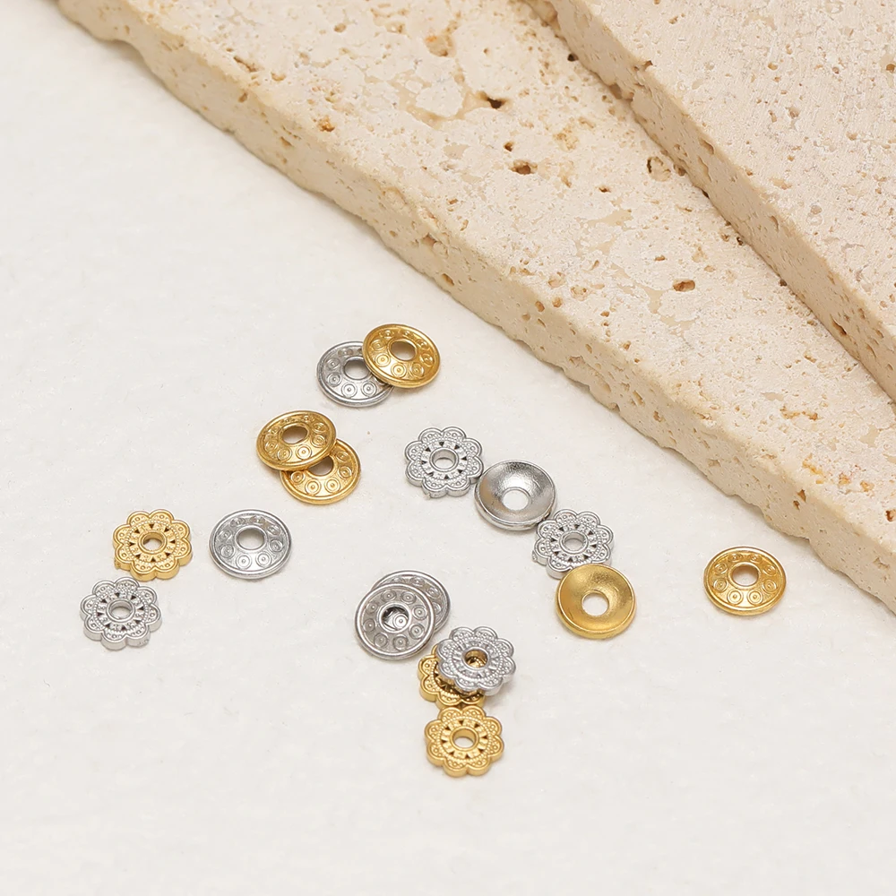20 Stück Edelstahl 6mm Blumenp – Bead Cap Flower Bewertung und Preis