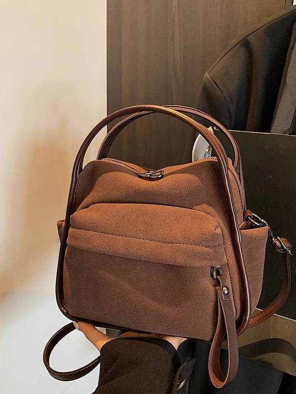 

Винтажная матовая женская сумка, новинка 2025 года, модная сумка через плечо для работы и ежедневного использования, мягкая кожаная дорожная сумка