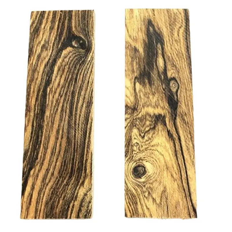 

【HOT ITEMS】DIY Handle Scale Blanks- Ciricote Wood 120X40x10mm For Handicraft- 2 Pieces Included