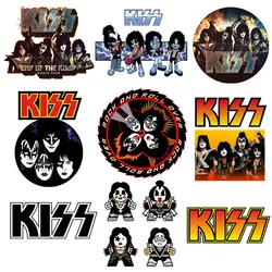 Stormtrooper Fans Kiss Rock Band Patches for Clothes Vynil Heat Thermal Transfer Stickers DIY Tshirt Iron on for Women Appliqued