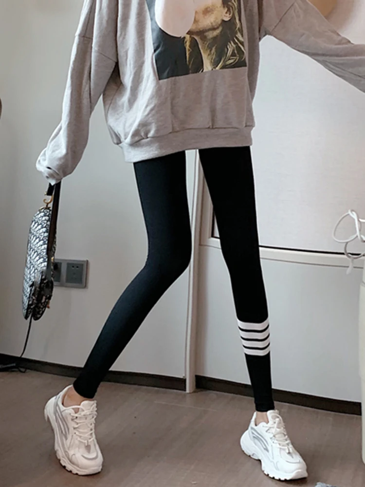 

Спортивные брюки с базовым слоем, верхняя одежда, легкие женские осенне-зимние повседневные брюки из тонкого материала, длина семь или девять очков