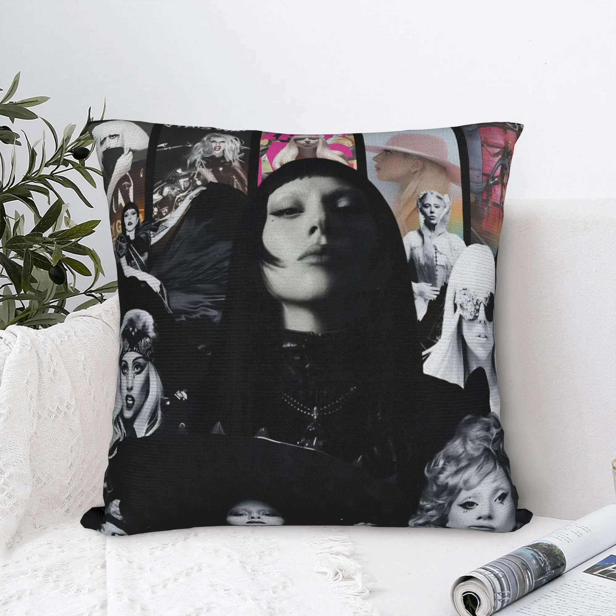 Lady Gaga Mayhem 2025 Album  Pillow Cover  Square Cushion Cover Cute Funny Pillow Case For Living Room Chair