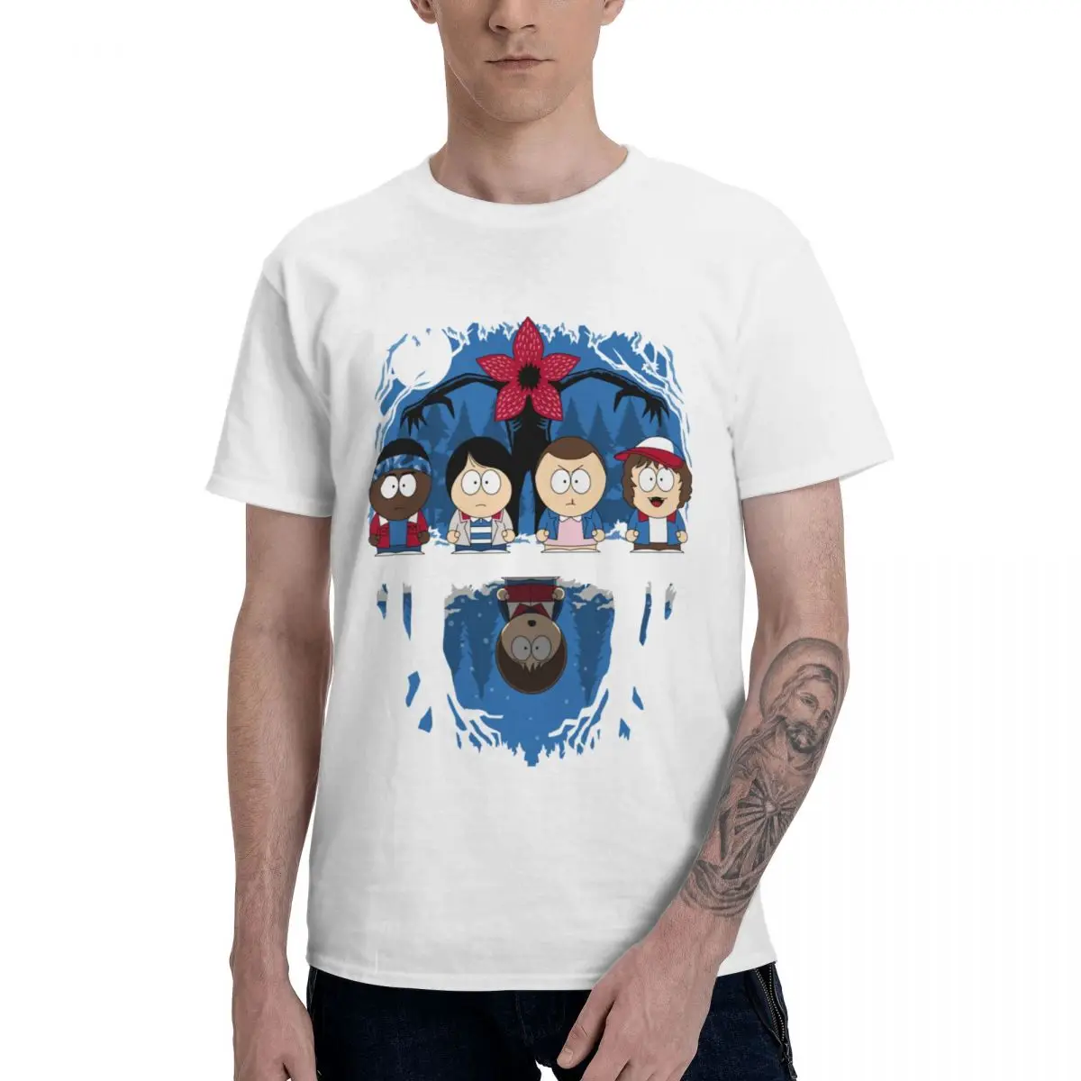 Fashion Stranger Park T Shirt Pure Cotton Crewneck Men T-Shirt Short Long Sleeve PlNovelty Tees Hoodie EU Size