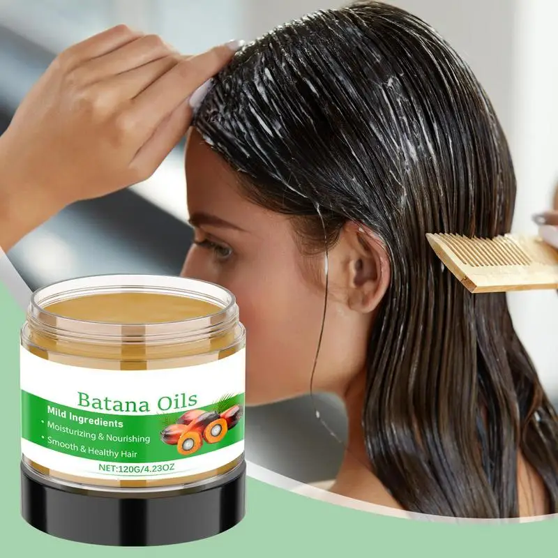 

Hair Strengthen Conditioner Batan Oil Hair Mask Moisturizing Anti-Frizz Hair Styling Cream Repairing Strengthens Roots Hair Oil