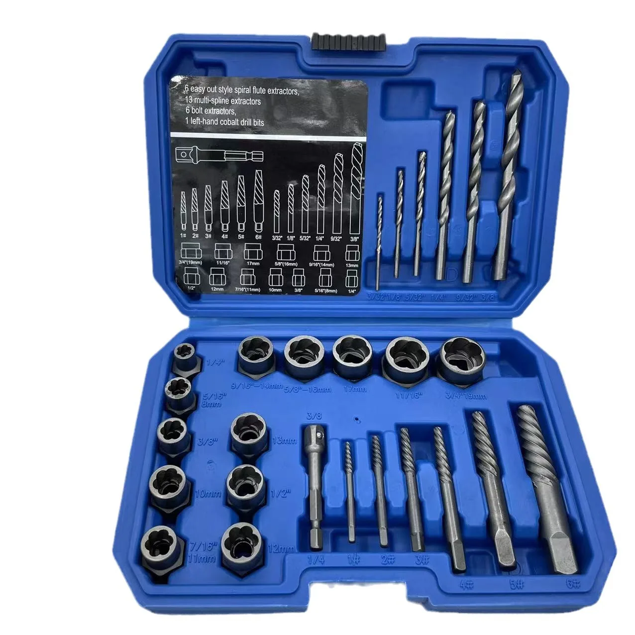 

Suitable for26-Piece set Nut remover Sleeve artifact Electric sleeve head Hex screw tool Hand drill set accessories