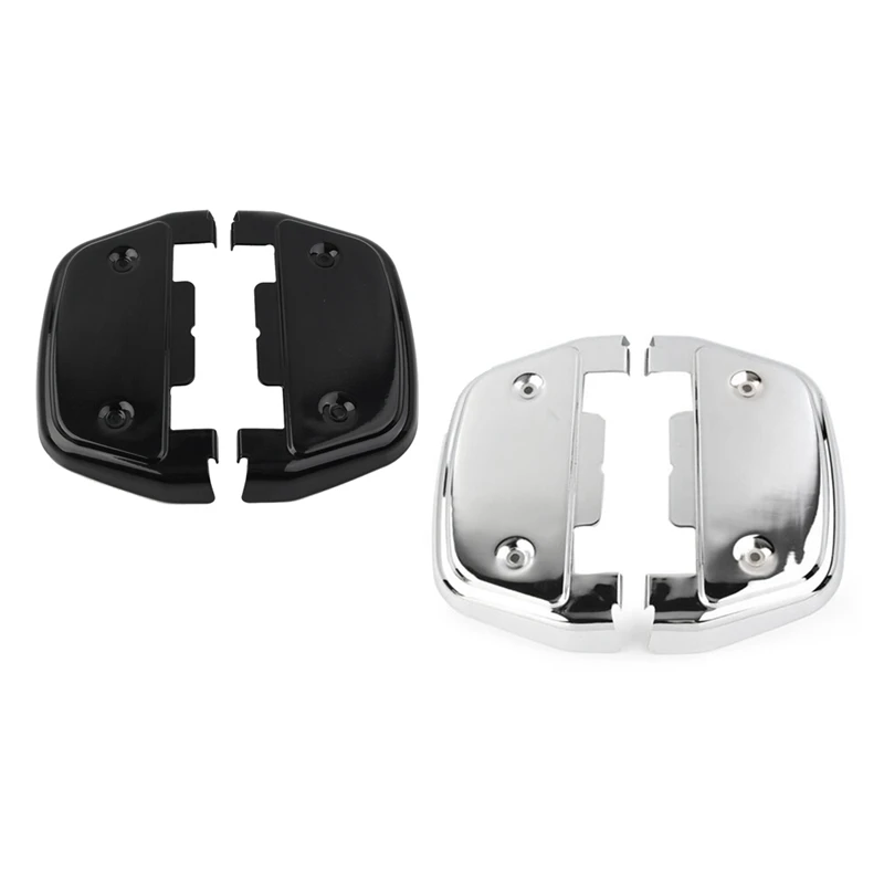 Motorcycle Passenger Footboard Covers For  Electra Glide Street Glide Road Ultra Softail D-Shaped Foot Cap