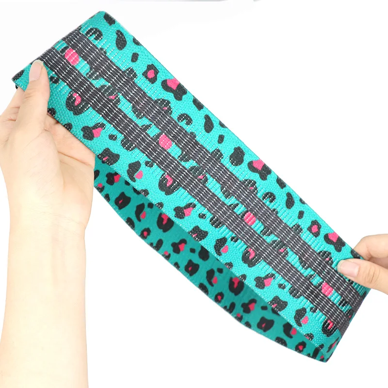 Leopard Print Fitness Resistance Bands Set by COYOCO - Booty Bands for Yoga, Pilates, Home Gym, and Workout Accessories