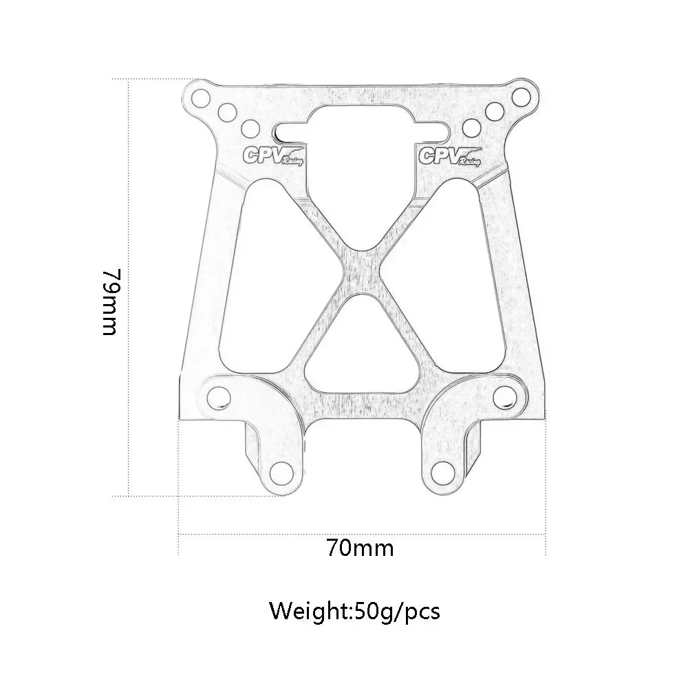 85060 85234 Alloy Front Rear Shock Tower Damper Plate Body Post Set for RC1/8 HPI Savage Flux XL 21 25 SS 3.5 4.6 5.9 Accesorios