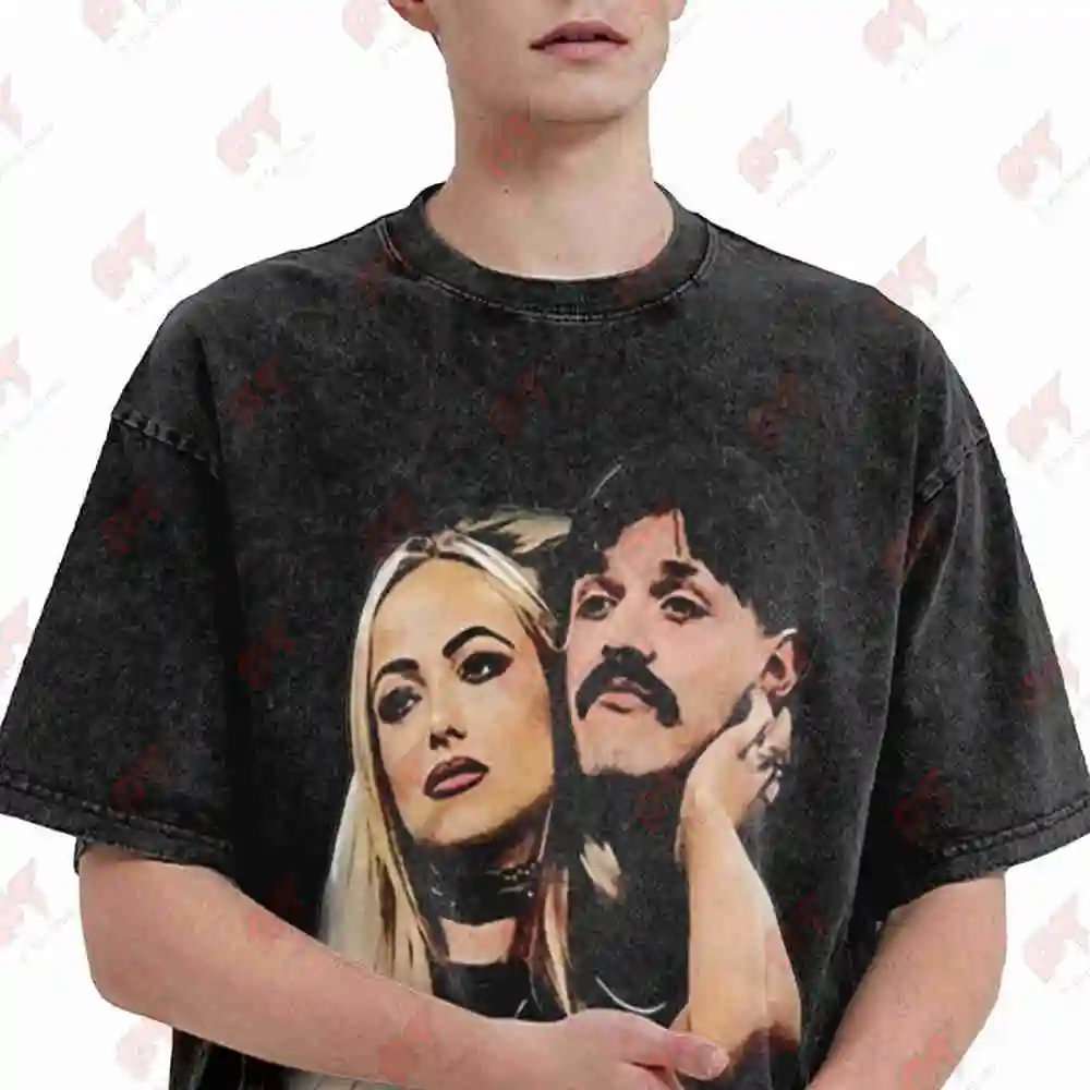 Liv Morgan Dominik Mysterio Vintage Washed Tee Pure Cotton T-Shirt