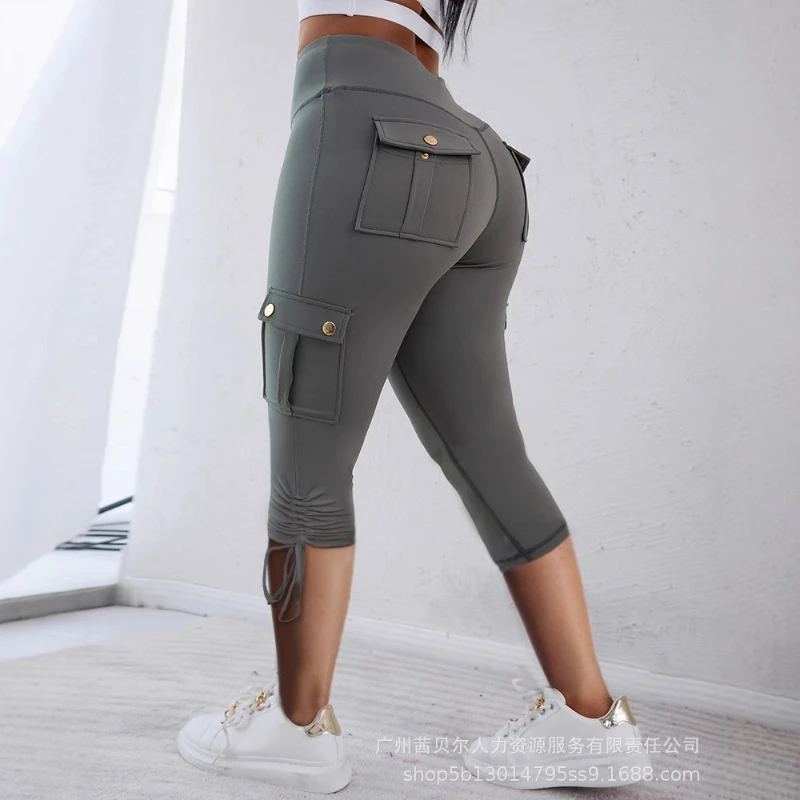

Cargo Pant Women Long Pants High Waist Drawstring Straight Trousers Y2k Streetwear Elegant Splice Slim Capris Work Casual 2025