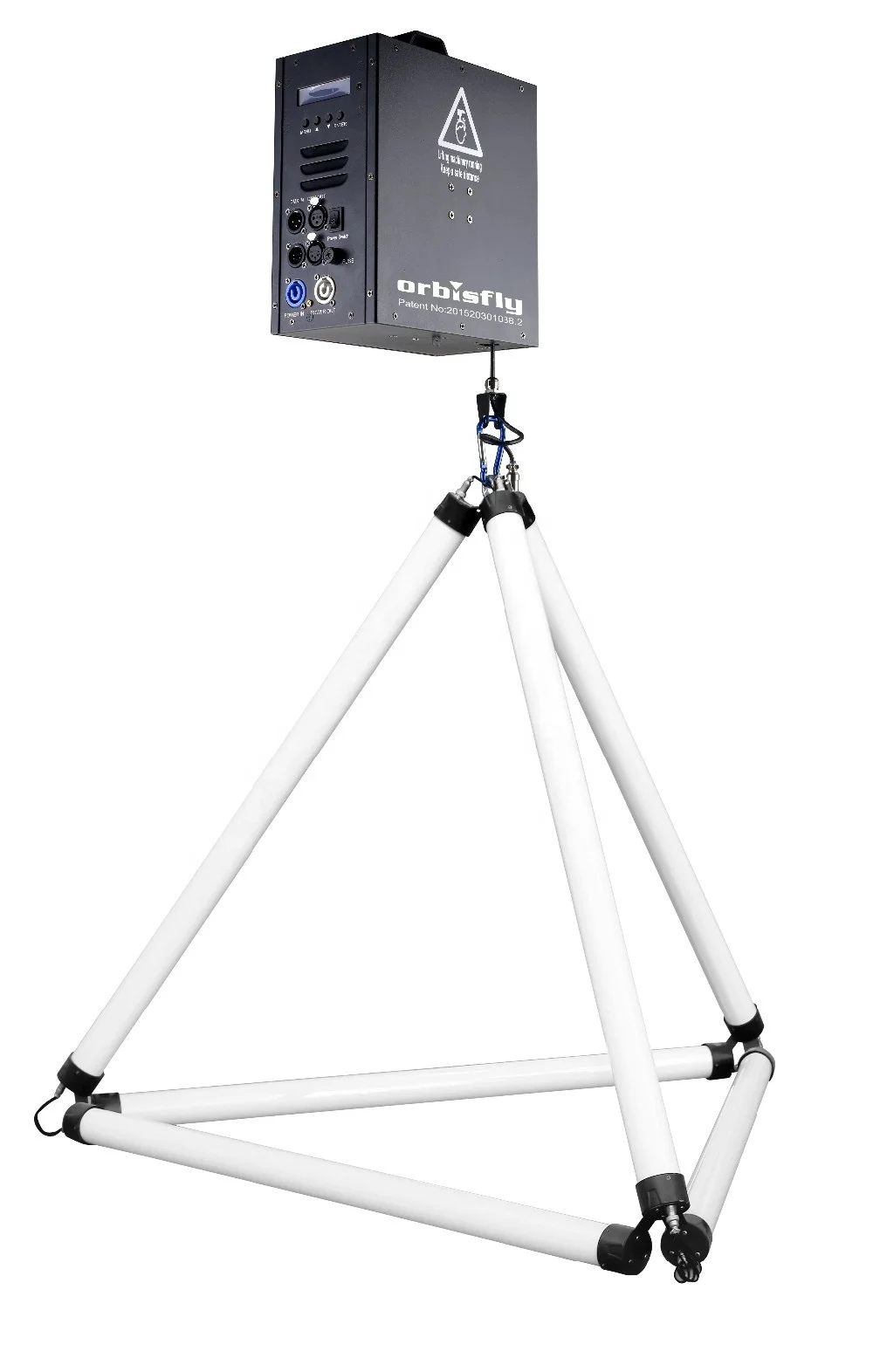 Kinetic Lighting 3D Tube Colorful Controllable Wedding Dj Club Concert Show Decoration Triangle Group  Stage Lights