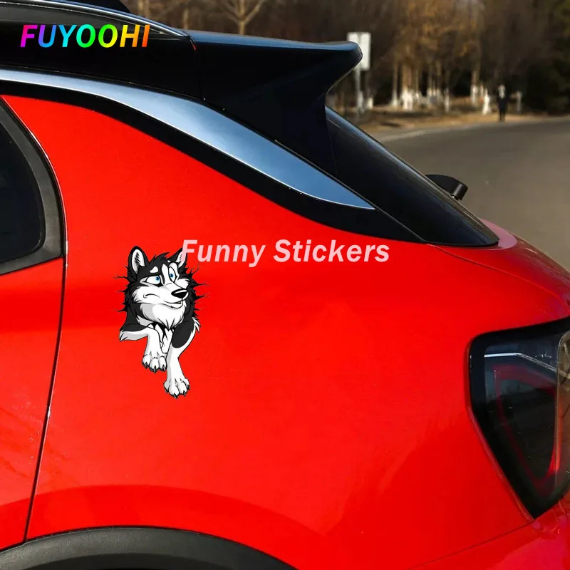 FUYOOHI Exterior/Protection Funny Stickers Annoyed Car Stickers Personality Simple Decals Scratch-Proof Trunk Motorcycle Decor