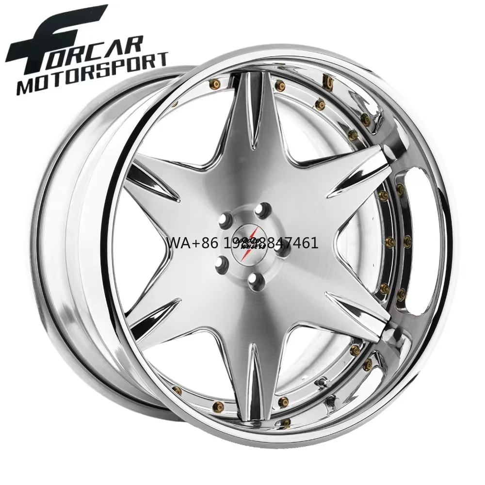 

Two-Pieces Car Rim Wheel Aluminum Factory Customized Wheels for Personal Use