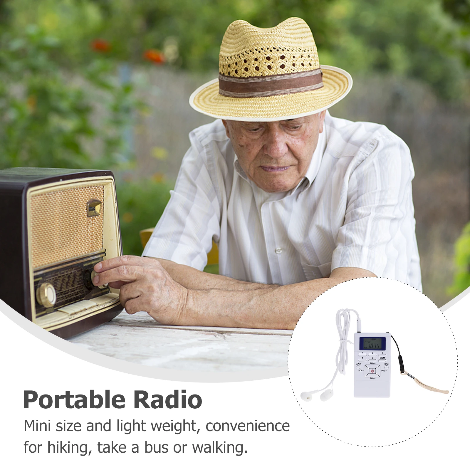 

Conference Mini Digital Portable Radios Plastic Single Band ABS Dual Channel LCD Display 31 Level Volume Indicator Lock