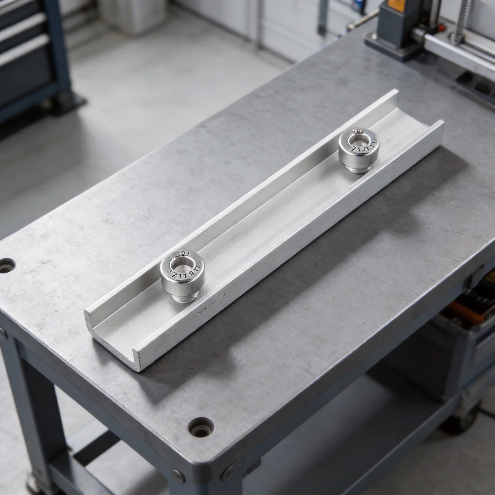 

4 Pack Aluminum Profile Connector for Solar PV Rail Systems Installed on Flat Tin Roofs and Roofs with Mechanical Stability
