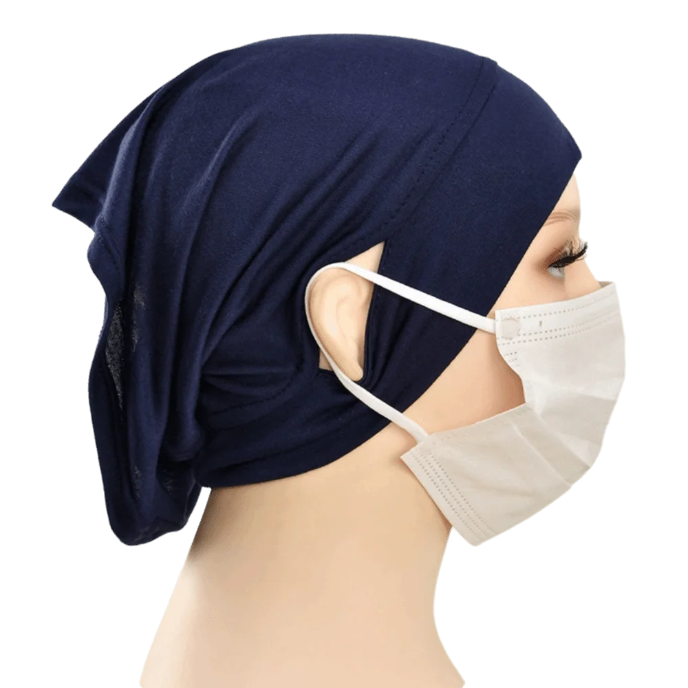 

Versatile Silky Cotton Tube Hat Elastic Modal Without Brim Ear Hole Cap Small Cap Solid Color Chemotherapy Cap Summer Seasonal