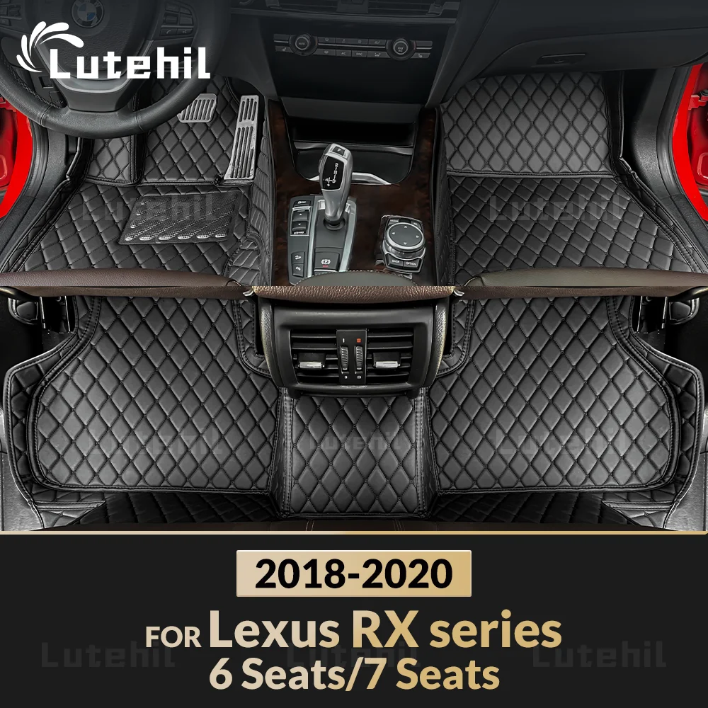 Car Floor Mats For Lexus RX series Non-classic 6 Seats/7 Seats 2018 2019 2020 Carpet Cover Interior Accessories