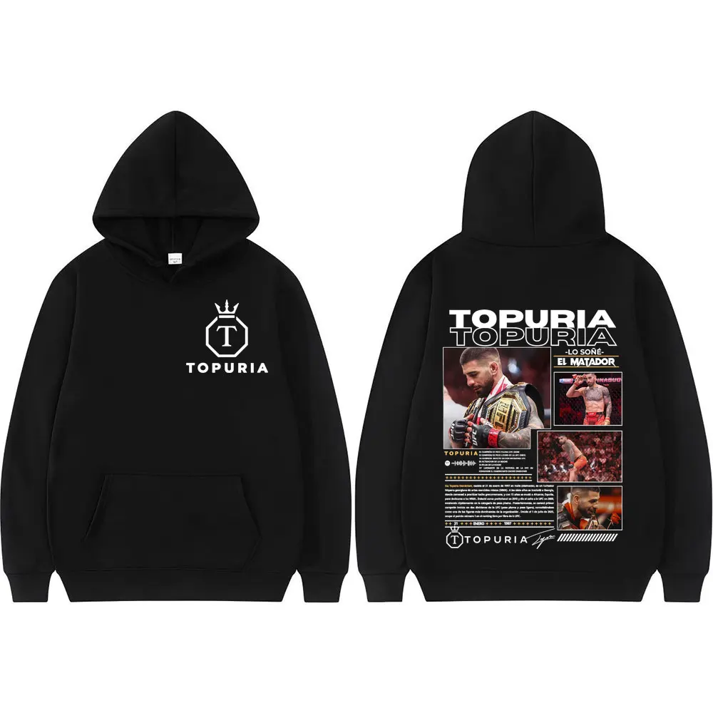 Ilia Topuria Lo Sone El Matador sudaderas con capucha gráficas para hombre de alta calidad Vintage Harajuku sudadera de gran tamaño Unisex Sudadera con capucha de manga larga