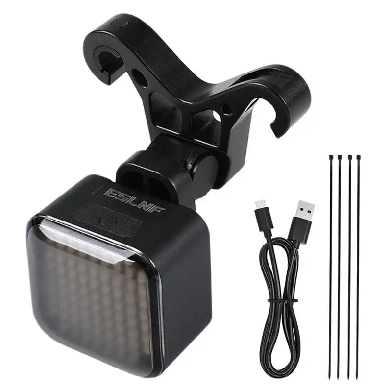 

Bike Tail Light Waterproof Biking Tail Light Night Riding Lighting Device For Adults Biking Taillight Brake Sensing