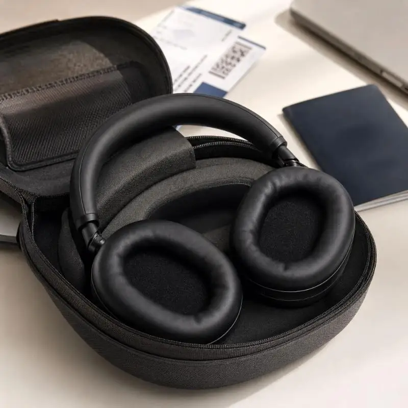 96BA Protein Leather Headphone Ear Pad Replacement for WH-1000XM6, Soft In Cushion Pair for Routine Pad Refreshes