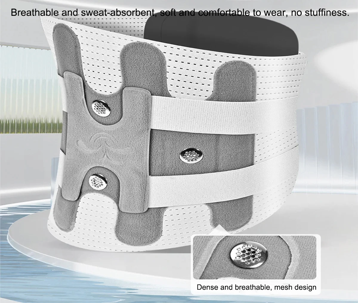 Customizable Adjustable Lumbar Support for Pain Relief of Back/Lumbar/Waist, Waist Wrap for Injury, Herniate