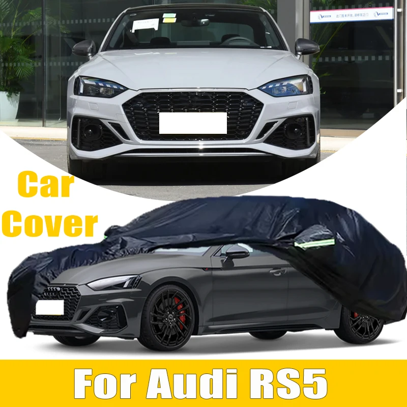

For Audi RS5 Outdoor Protection Full Car Cover Snow Cover Sunshade Waterproof Dustproof Exterior Car Accessories