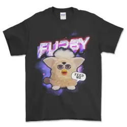 FURBY-Camiseta Retro de los años 90, camisa de homenaje